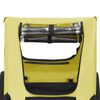 vidaXL Pet Bike Trailer Yellow and black