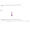 vidaXL Awning Retractable White 177.17" x 137.80" Polyester and metal