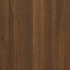 vidaXL Drawer Bottom Cabinet Brown Oak Engineered Wood Standard Cabinet