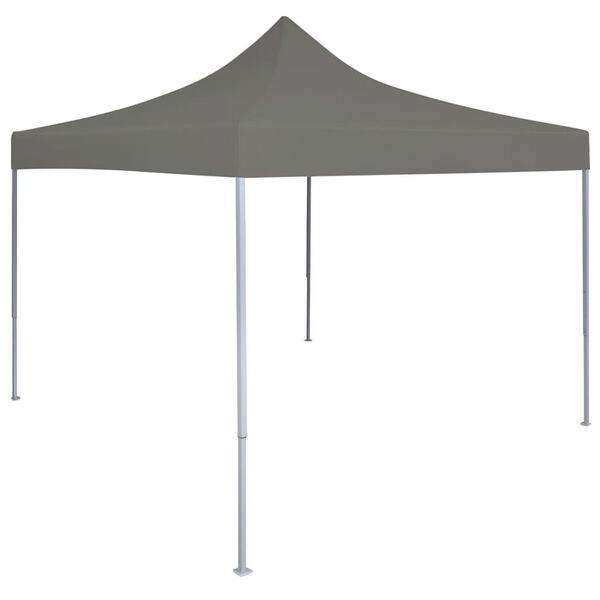 vidaXL Party Tent Anthracite Powder-coated steel 10x10 ft Collapsible