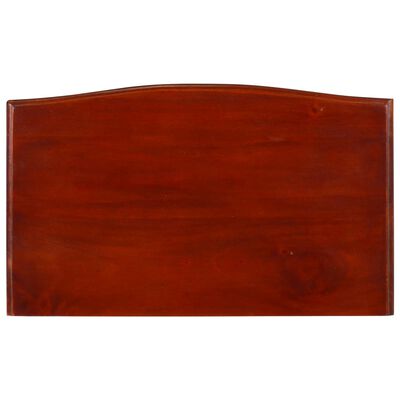 vidaXL Console Table Classical Brown 19.7"x11.8"x29.5" Solid Mahogany Wood