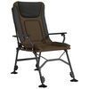 vidaXL Fishing Chair Taupe and black