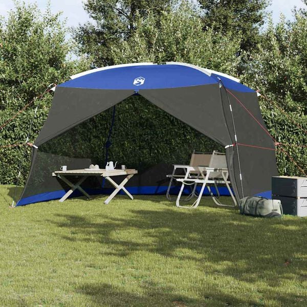 vidaXL Mosquito Tent with Roof Azure Blue 149.61 x 149.61 x 88.58 in