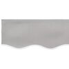 vidaXL Awning Replacement Fabric Light Grey 149.61 x 135.83 in