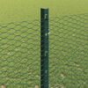 vidaXL Fence and Post Green 3.94 x 32.81 ft Steel