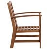 vidaXL Garden Sofa Set Brown Solid Acacia Wood Medium Durable