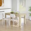 vidaXL Dining Table Sonoma Oak Engineered Wood Medium Simple