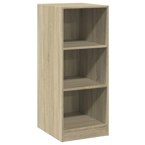 vidaXL Wardrobe Sonoma oak Engineered wood Compact Wardrobe