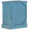 vidaXL Bedside Table Blue Solid Mango Wood Bedside Table Rectangular