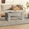 vidaXL Coffee Table Concrete grey Engineered wood Medium Coffee Table