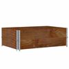 vidaXL Pallet Collars 2 pcs Brown 47.2x31.5" Solid Wood Pine