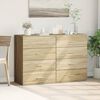 vidaXL Sideboard Sonoma Oak Engineered Wood 23.6x15.4x31.5 in Sideboard