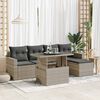 vidaXL Garden Sofa Set Light Grey