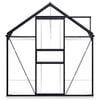 vidaXL Greenhouse Anthracite and Transparent Aluminum, Polycarbonate Large