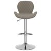 vidaXL Bar Stool Set of 2 Light grey