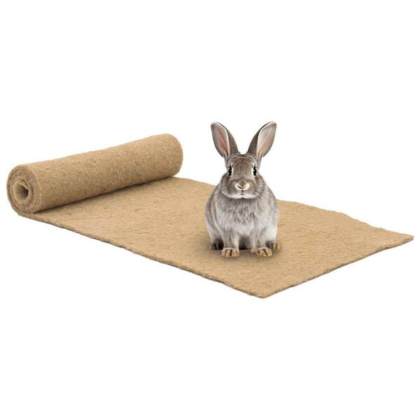 vidaXL Hemp Mat Natural 100% Organic Hemp 1.6x3.3 ft Durable