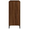 vidaXL Record Cabinet Brown Oak Engineered Wood Medium Record Cabinet