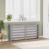 vidaXL Radiator Cover Grey Sonoma 68.9x7.9x32.3" Engineered Wood