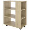 vidaXL Storage Cabinet Sonoma oak Engineered wood Medium