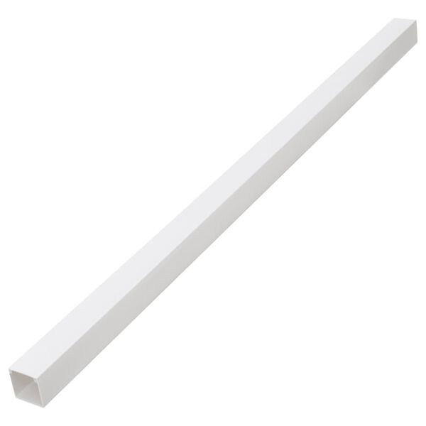 vidaXL Cable Trunking 1.3"x1.3" 32.8' PVC