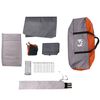 vidaXL Family Tent Cabin 8-Person Gray and Orange Waterproof