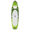 vidaXL Inflatable Stand Up Paddle Board Set Green 141.7x31.9x3.9"