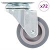 vidaXL 72 pcs Swivel Casters 1.97 " (6x143434)