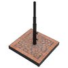 vidaXL Parasol Base Terracotta Powder-coated iron, ceramic Medium