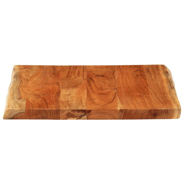 vidaXL Table Top Natural wood Solid acacia wood 23.6x23.6 in Durable