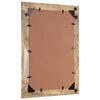 vidaXL Bathroom Mirror Brown Solid mango wood, Glass Medium