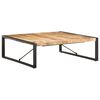 vidaXL Coffee Table 47.2"x47.2"x15.7" Rough Mango Wood