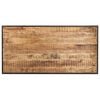 vidaXL Dining Table Rough Mango Wood Rough mango wood and powder-coated iron