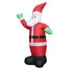 vidaXL Inflatable Santa Claus Red, White, Black, Green