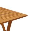 vidaXL Garden Table Natural Wood Solid Acacia wood 43.3 in Durable
