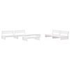 vidaXL Garden Lounge Set White, Anthracite