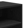 vidaXL Book Cabinet Black Engineered Wood Medium Book Cabinet