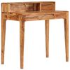 vidaXL Writing Desk with Drawers Solid Wood 34.6"x19.7"x35.4"