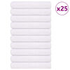 vidaXL Sauna Towel Set of 25 White 100% Cotton 31.5 x 78.7 in