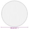 vidaXL Rug Grey Bamboo, PP (polypropylene) 31.5 in Rug Round Modern
