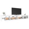 vidaXL TV Cabinet White Engineered Wood Large TV Cabinet Rectangular