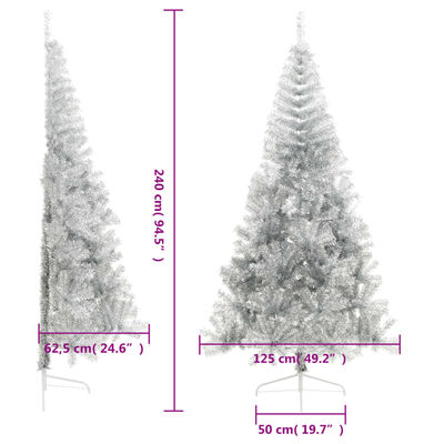 50cm Mini Christmas Tree, Pink Artificial Desk Christmas Tree