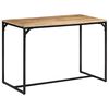 vidaXL Dining Table Natural Wood Solid mango wood Medium Industrial