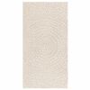 vidaXL Rug Cream 100% Polypropylene 23.6 x 43.3 in