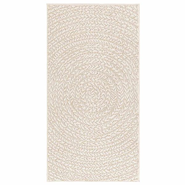 vidaXL Rug Cream 100% Polypropylene 23.6 x 43.3 in