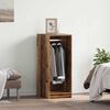 vidaXL Wardrobe with Shelf Old Wood 16.14 x 18.90 x 40.16 in