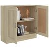 vidaXL Book Cabinet Sonoma oak Engineered wood, MDF Book Cabinet