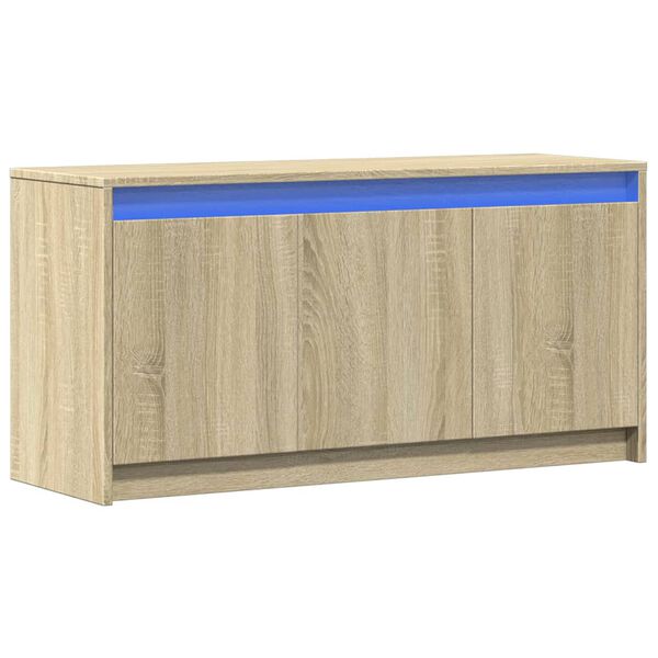 vidaXL TV Cabinet Sonoma Oak Engineered Wood Medium Stylish TV Stand