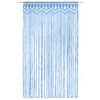 vidaXL Macrame Curtain Blue 55.1x94.5" Cotton
