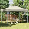vidaXL Party Tent Cream 600D Oxford fabric with PVC coating 10 ft x 13 ft