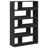 vidaXL Room Divider Black Engineered Wood Large Room Divider
